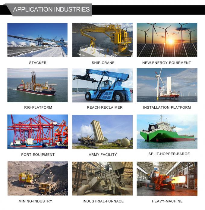 ISO9001 Aanpassing van hydraulische cilinders Innerlijk geleide cilinder voor aluminium giet systeem 5