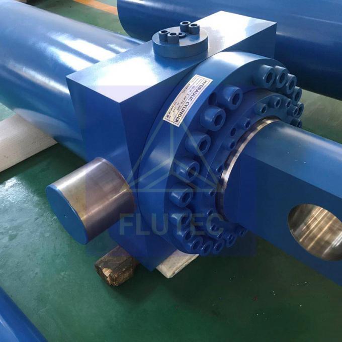Zware hydraulische cilinders op maat 100% drukonderzoek voor het scheeren van metaalschroot 0