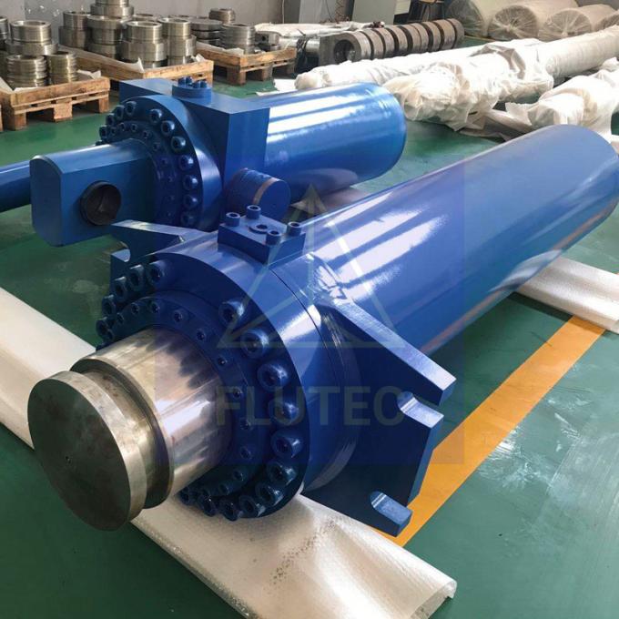 Zware hydraulische cilinders op maat 100% drukonderzoek voor het scheeren van metaalschroot 3