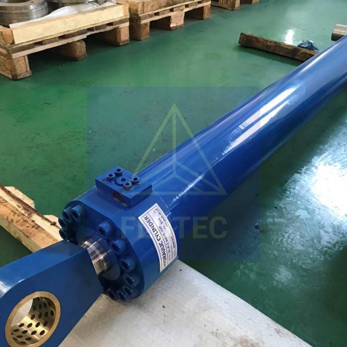 Zware hydraulische cilinders op maat 100% drukonderzoek voor het scheeren van metaalschroot 4