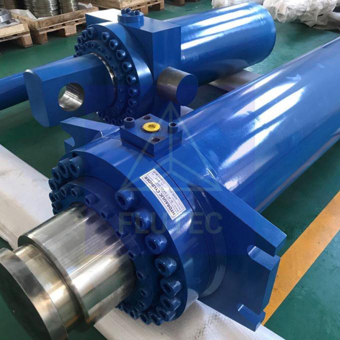 Zware hydraulische cilinders op maat 100% drukonderzoek voor het scheeren van metaalschroot 5