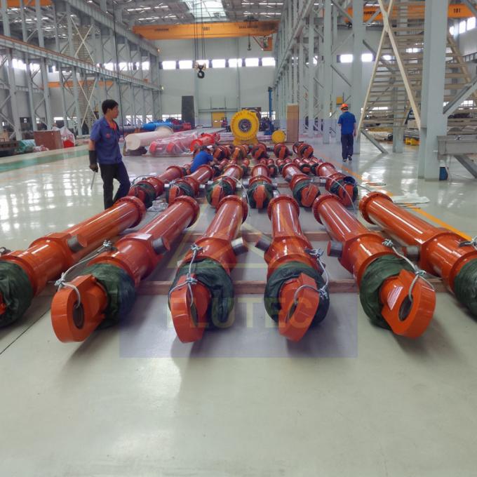Doppelwerkende molentyp Hydraulische cilinder Materialen uit koolstofstaal 0
