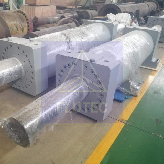 Carbon steel aangepaste hydraulische cilinders met dubbele werking voor staalindustrie 2