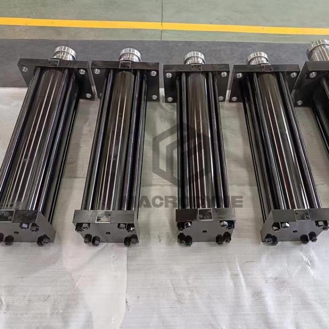 Op maat gemaakte Parker Tie Rod Cylinder Dubbelwerkende pers Hydraulische cilinder 5