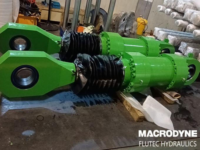 Sterke aangepaste hydraulische cilinders zware dubbele werking 0