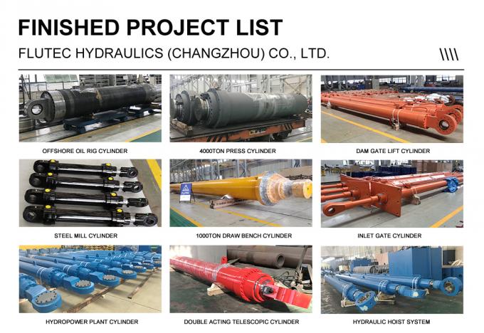 Carbon Steel Offshore Hydraulische cilinders voor het opstapelen van schepen 5