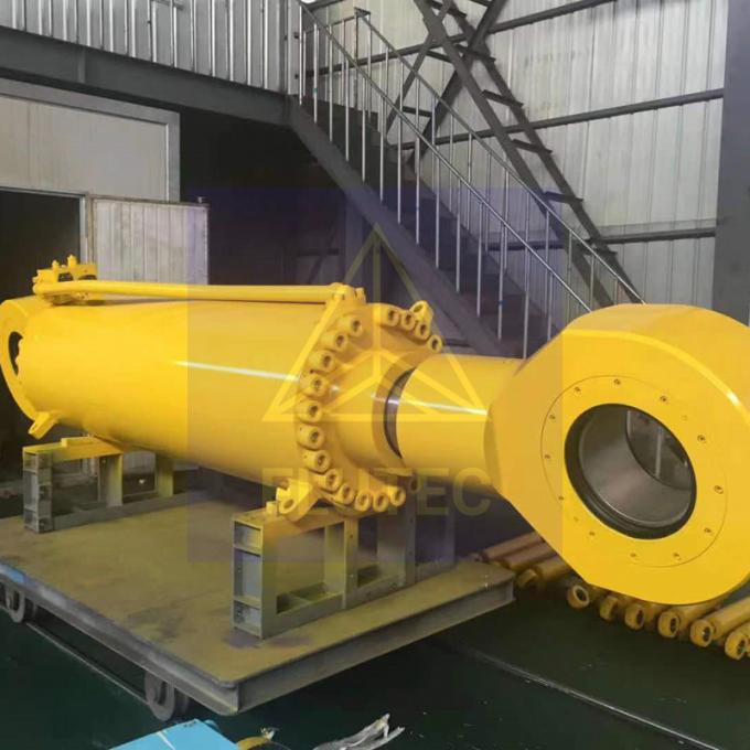 Stalen marine hydraulische cilinder, op maat gemaakt, hydraulische perscilinder met lange slag 1
