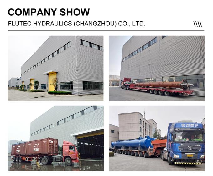 Op maat gemaakte 400 ton grote hydraulische cilinder met middelmatige druk 6