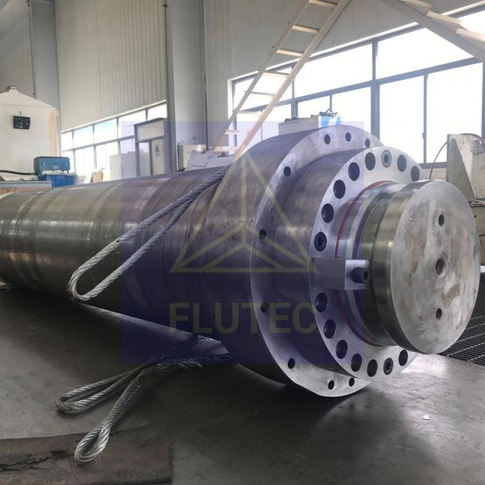 Grote boring 1000 ton Hydraulische cilinder Dubbelwerkende zuiger Type 1