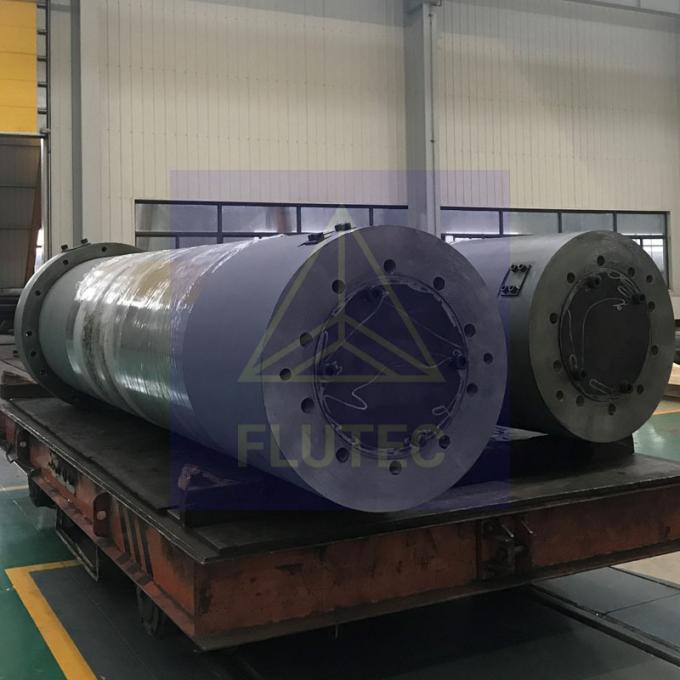 Grote boring 1000 ton Hydraulische cilinder Dubbelwerkende zuiger Type 0