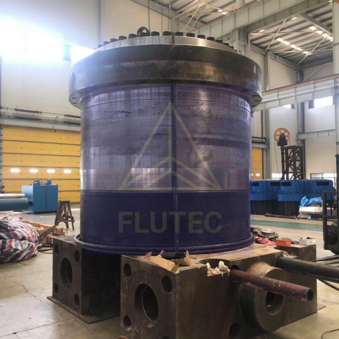 ISO9001 4000 ton aangepaste hydraulische cilinder grote boor voor hefplatform 5