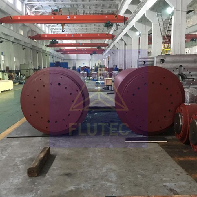 Grote boringen met gespannen kop Hydraulische cilinders 400 ton Plunger Hydraulische cilinder 1