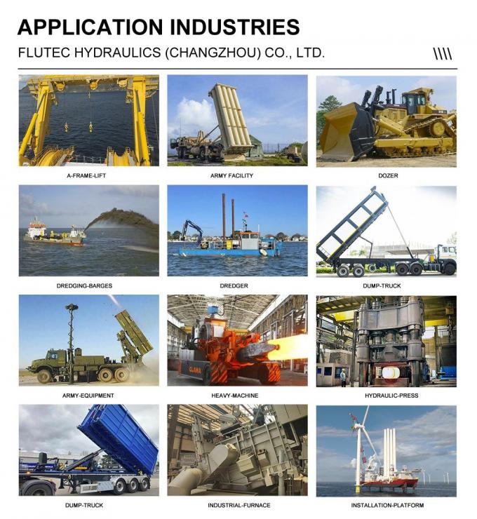1500 ton hydraulische perscilinder voor Fam Bucket Wheel 7