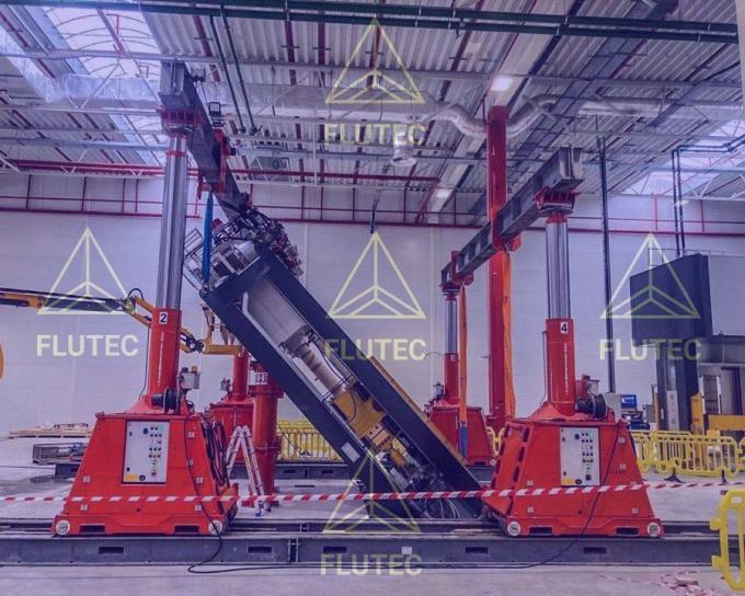 Doppelwerkende telescopische hydraulische liftcilinder voor hydraulisch bruggenstelsel 0