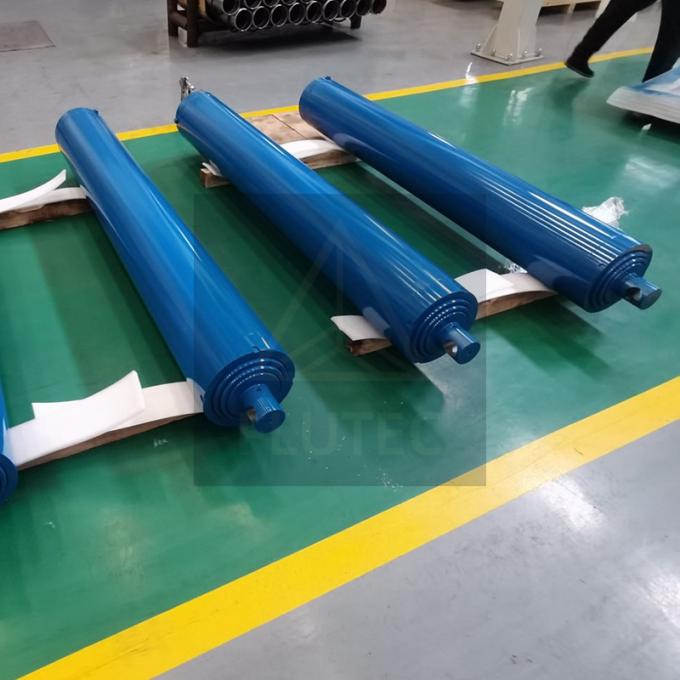 4 fasen telescopische hydraulische cilinder met dubbele werking voor hydraulische galerij 1
