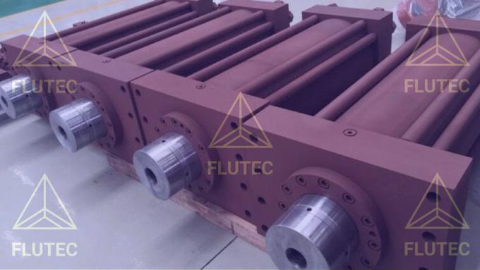 Flutec Telescopische hydraulische cilinder Dubbelwerkende oliecilinder voor de machinebouw 3