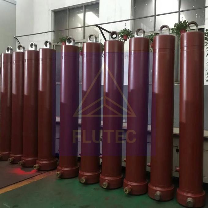 Tailer Made Telescopic Hydraulic Press Cylinder voor kantelplatform 0