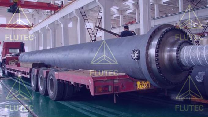 Lange slag telescopische hydraulische cilinder op maat voor offshore boorplatform 1