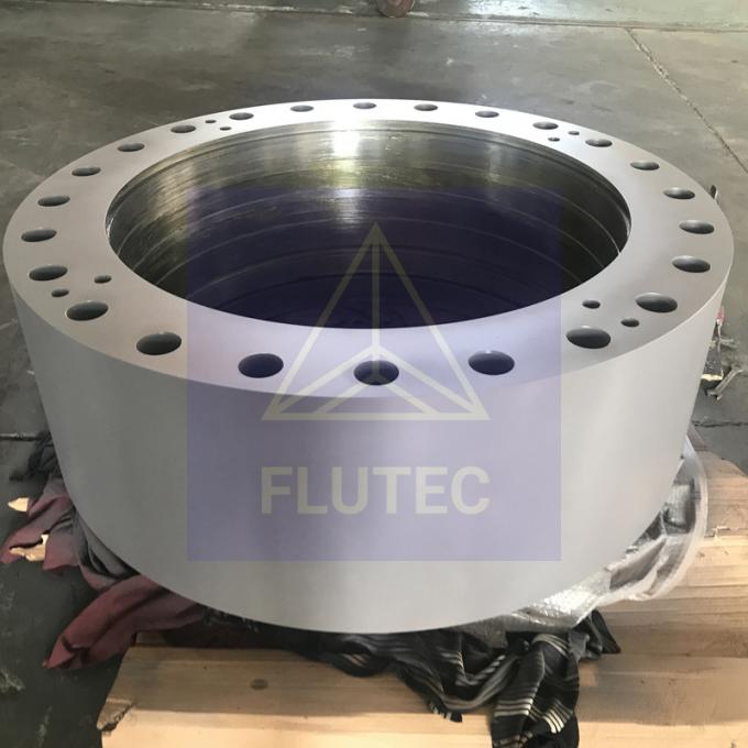 China Custom Grote boringen bewerkte cilinder klier ring voor hydraulische pers 0