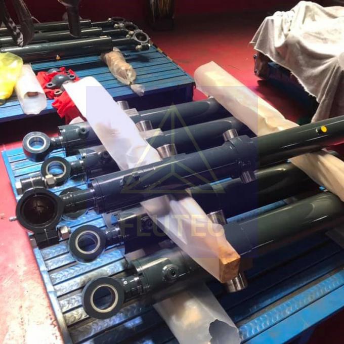 Mobiele apparatuur Hydraulische cilinder van koolstofstaal dubbelwerkend zuigertype 1
