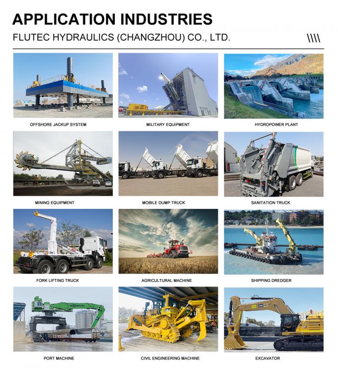 Mobiele apparatuur Boom Hydraulische cilinder voor graafmachine Op maat verkrijgbaar 4