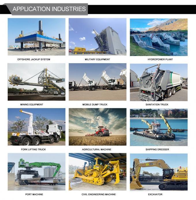 100% drukonderzoek 600 ton hydraulische perscilinderbuis 8