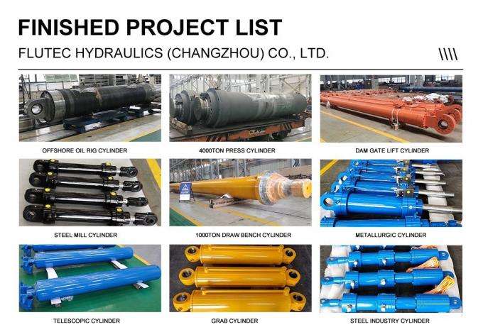 Hydraulische cilinder aangepaste binnengeleide cilinder voor aluminium gietmachine 1
