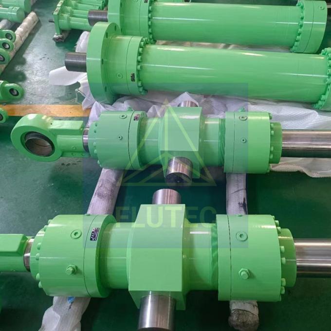 Op maat gemaakte industriële hydraulische cilinder van legeringsstaal voor scheermachine 0