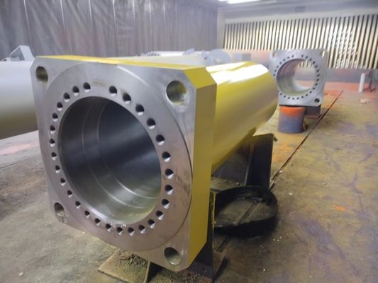 Dubbelwerkende aangepaste hydraulische cilinderbuis Hydraulische perscilinderbodem