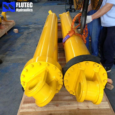 Piston 50 ton Jacking Custom Hydraulische cilinders Goede stabiliteit